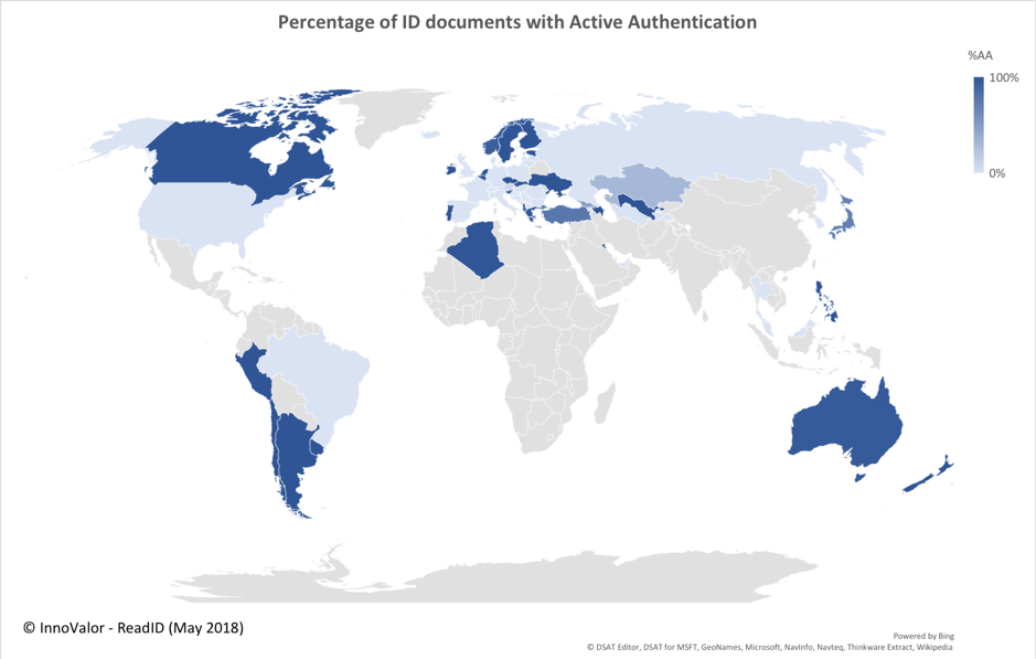 countries with Active Authentication - ReadID - 201805