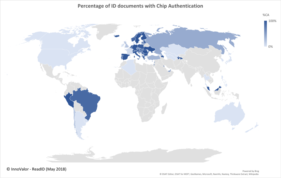 countries with Chip Authentication - ReadID - 201805